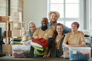 group on friends at a non for profit