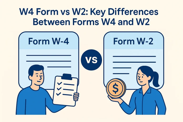 W4 Form vs W2 Key Differences Between Forms W4 and W2