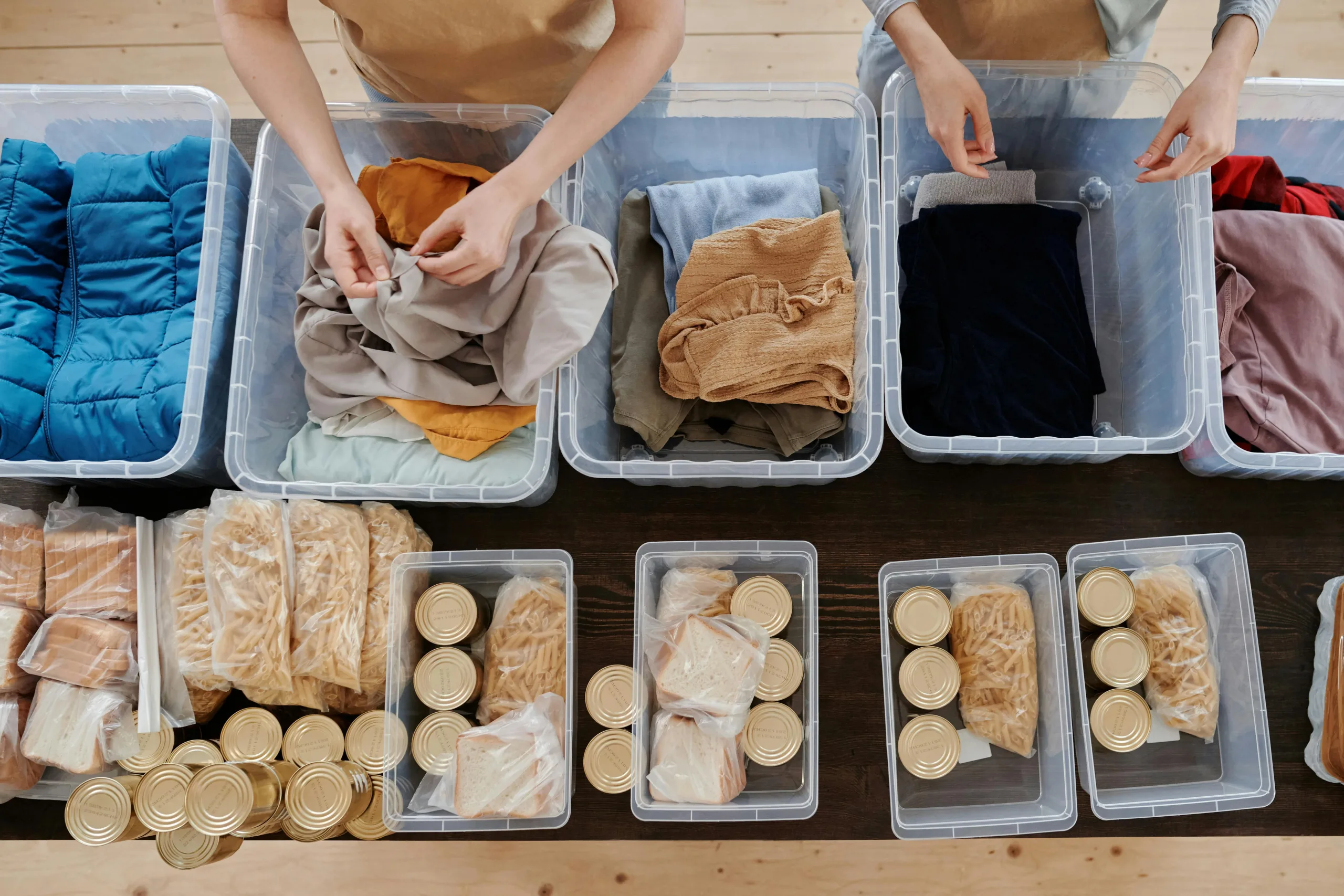 clothing bins