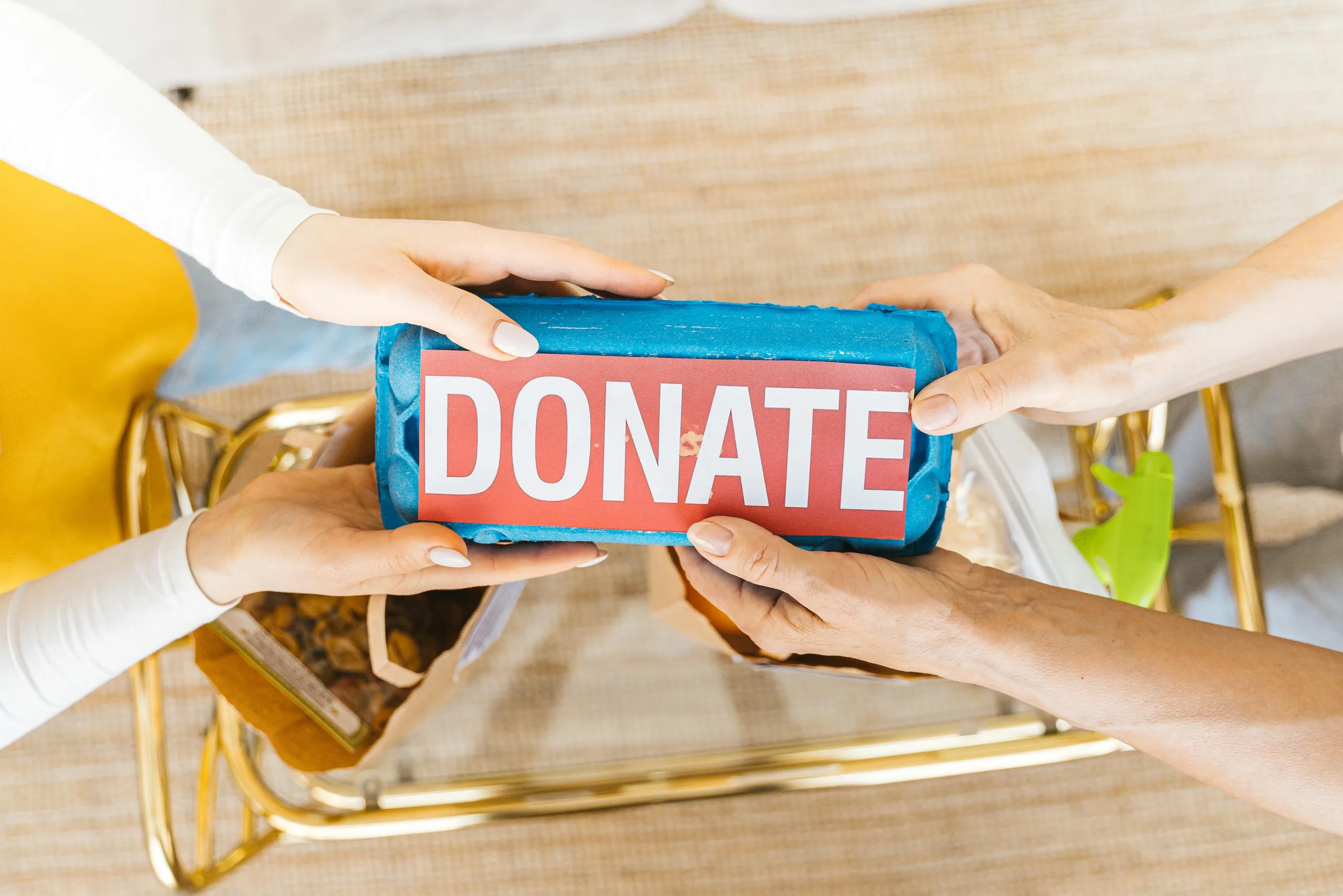 donate sign
