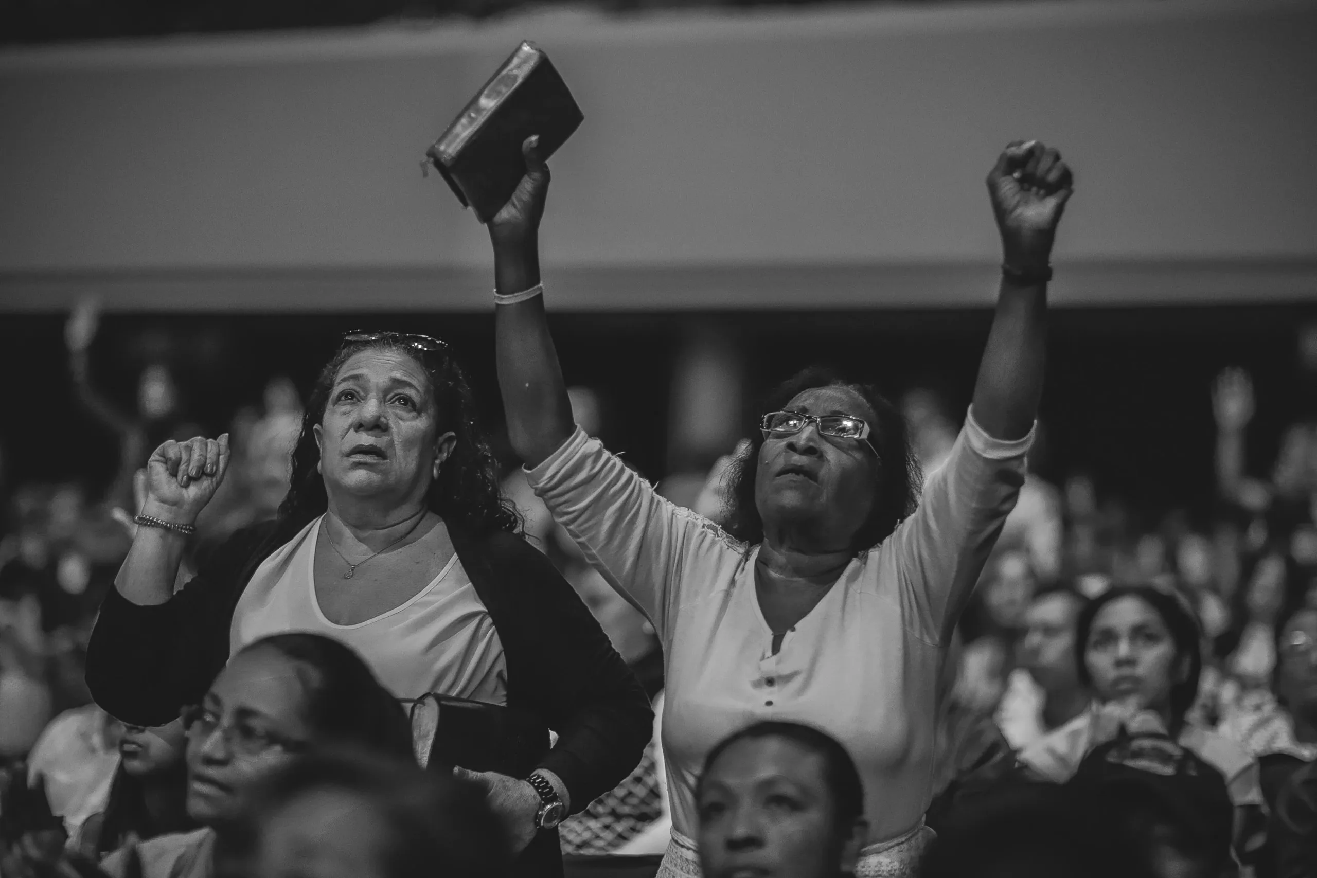 woman worshiping 