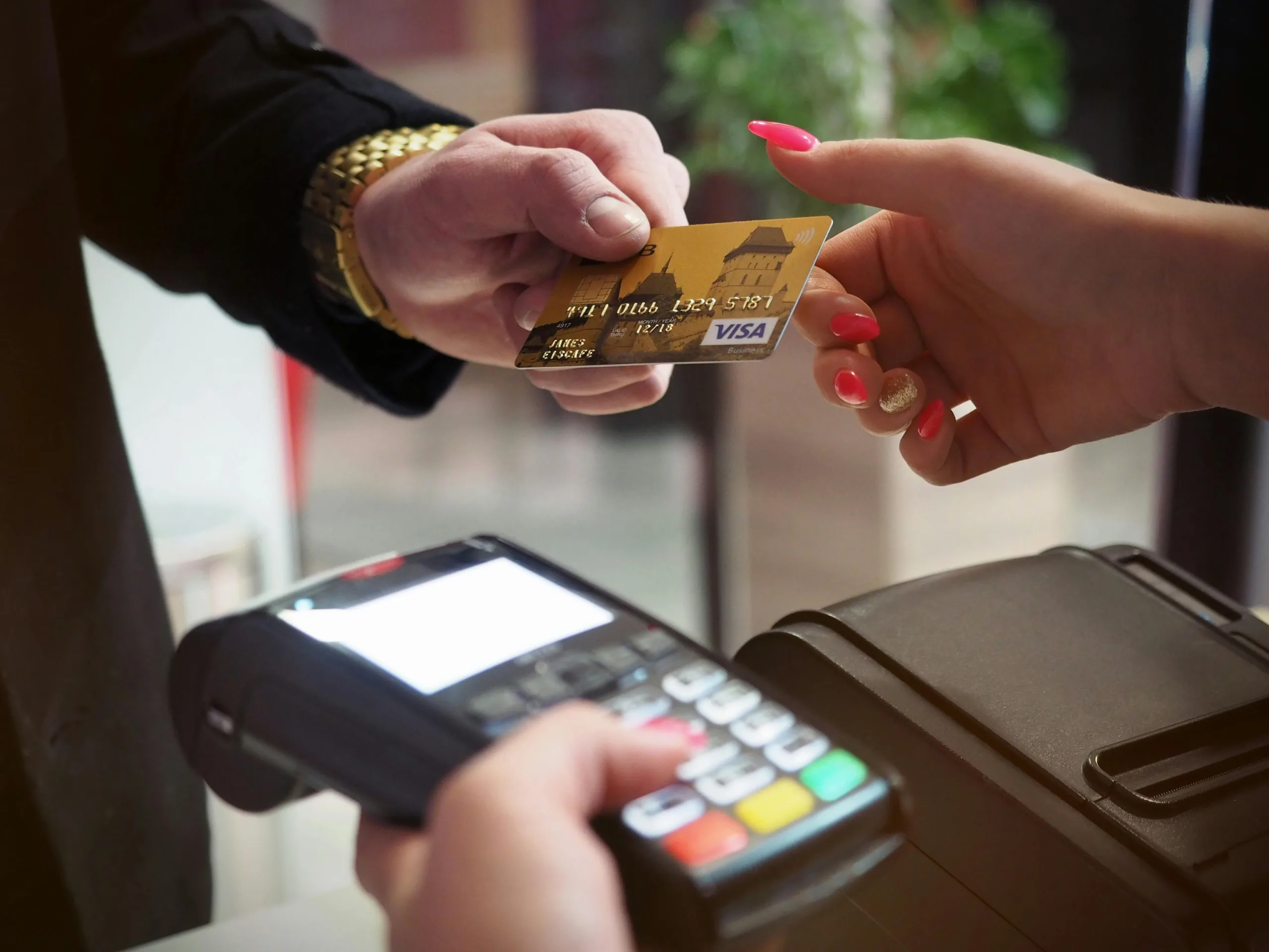 credit card check out