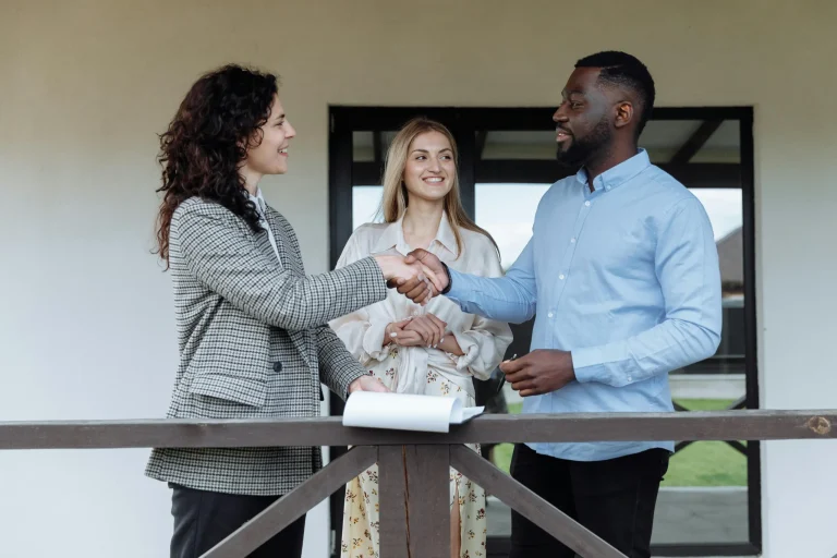 Business owners close a deal