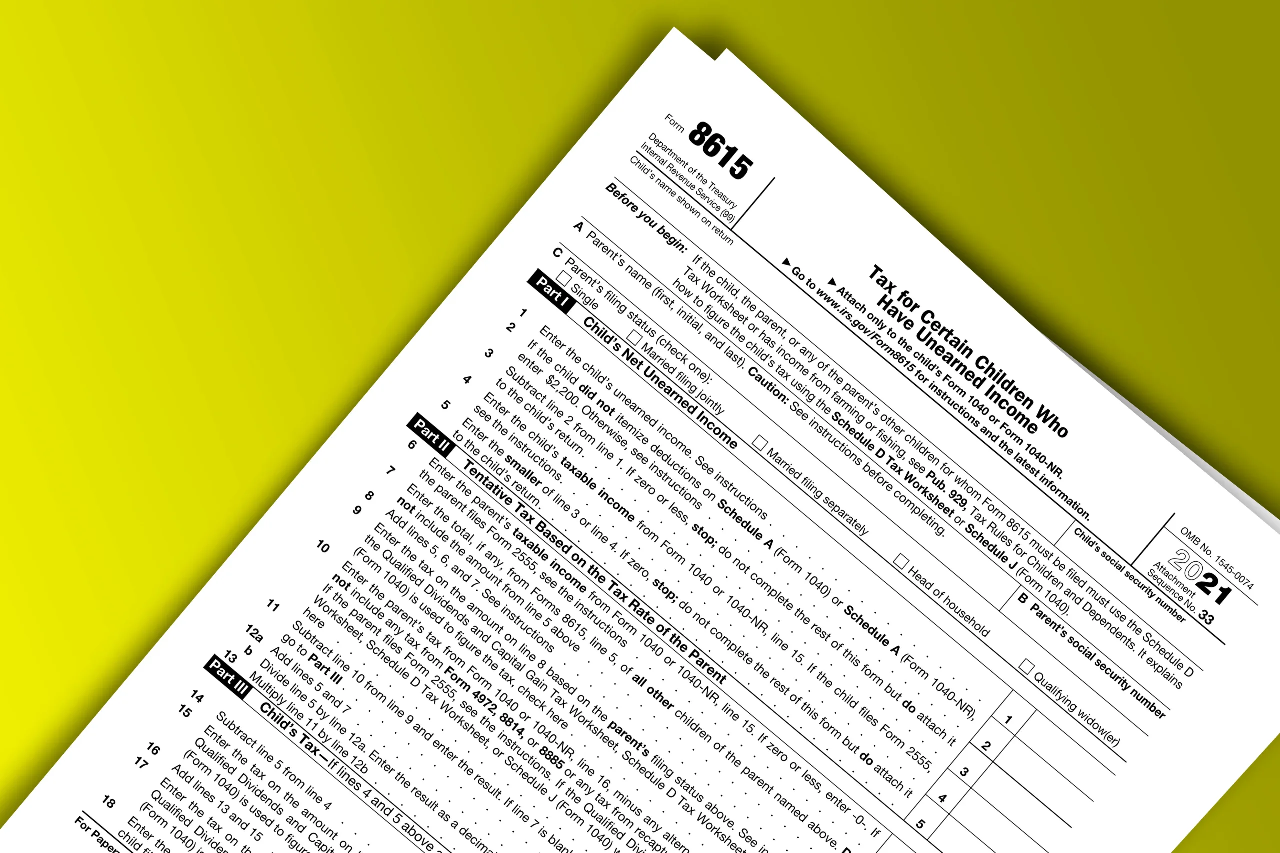 Form 8615 Instructions A Simple Step-by-Step Flow