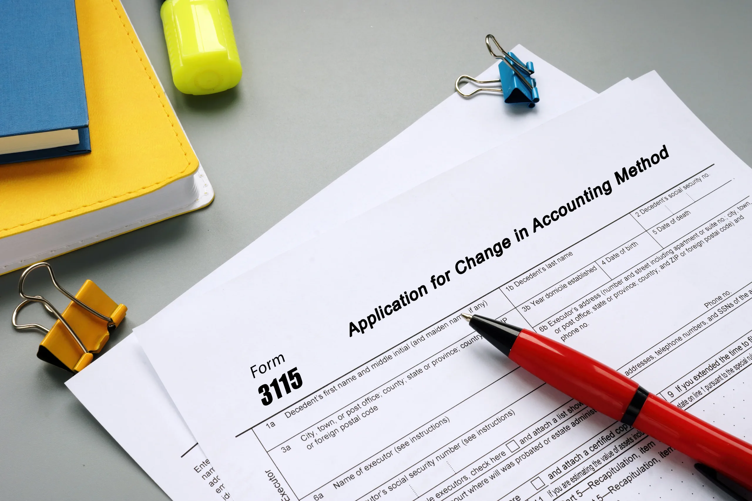 What is Form 3115
