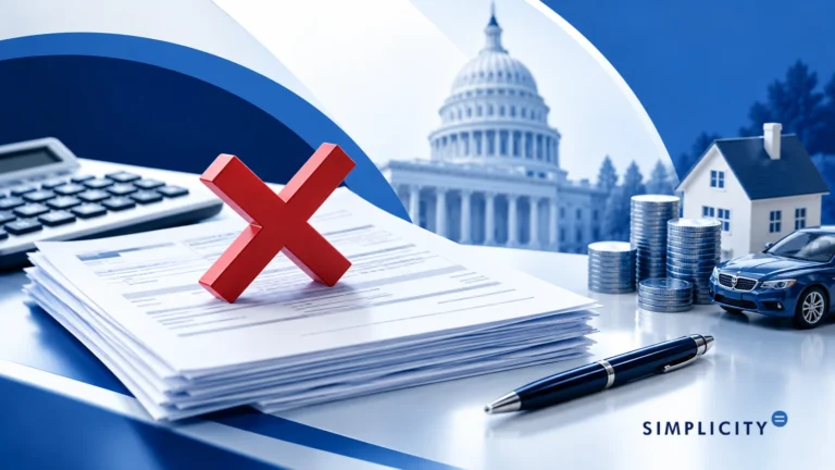 Graphic rejected tax forms showing common reasons irs rejects offer in compromise